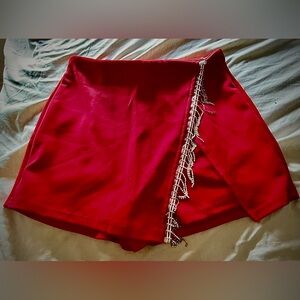 Ruby Red Rhinestones Shorts!!